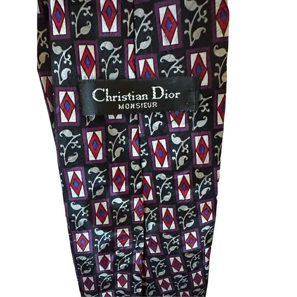 Men’s Vintage Christian Dior Tie - Picture 5 of 5